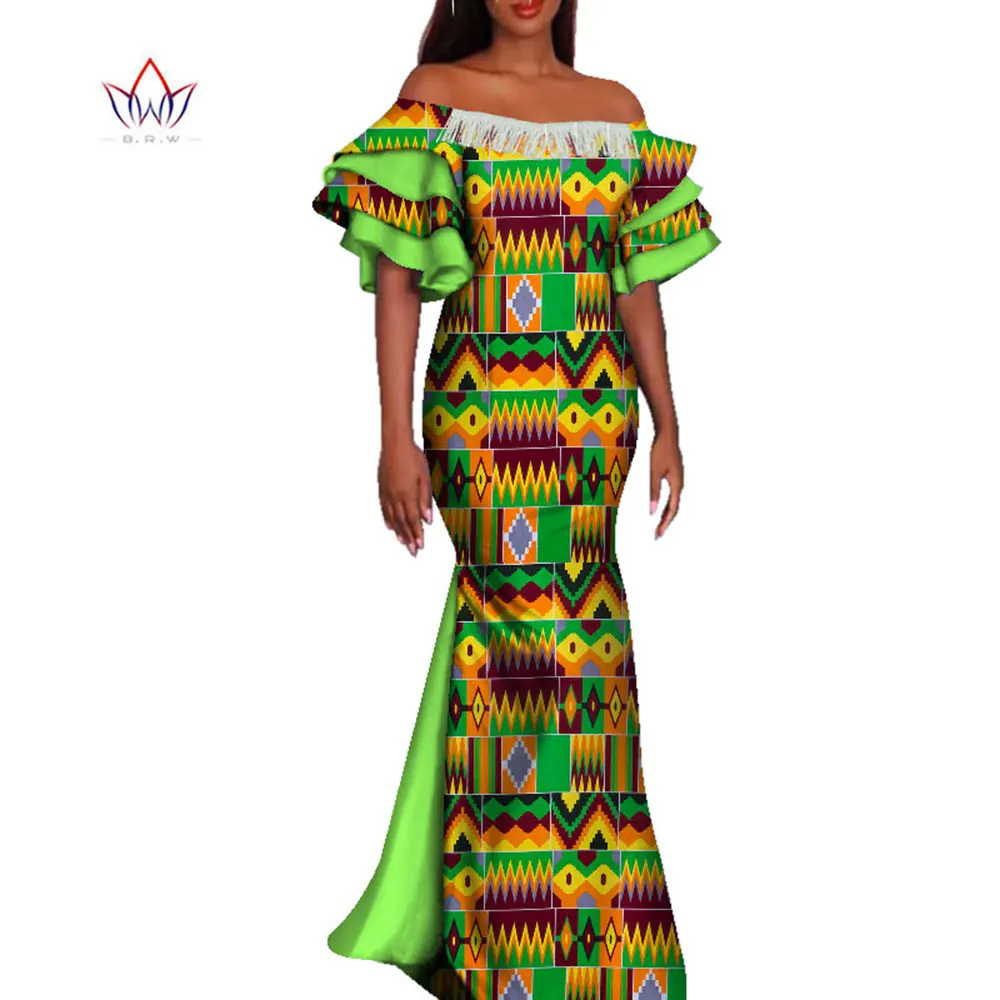 Африканские платья для женщин базин богатая африканская одежда женские длинные