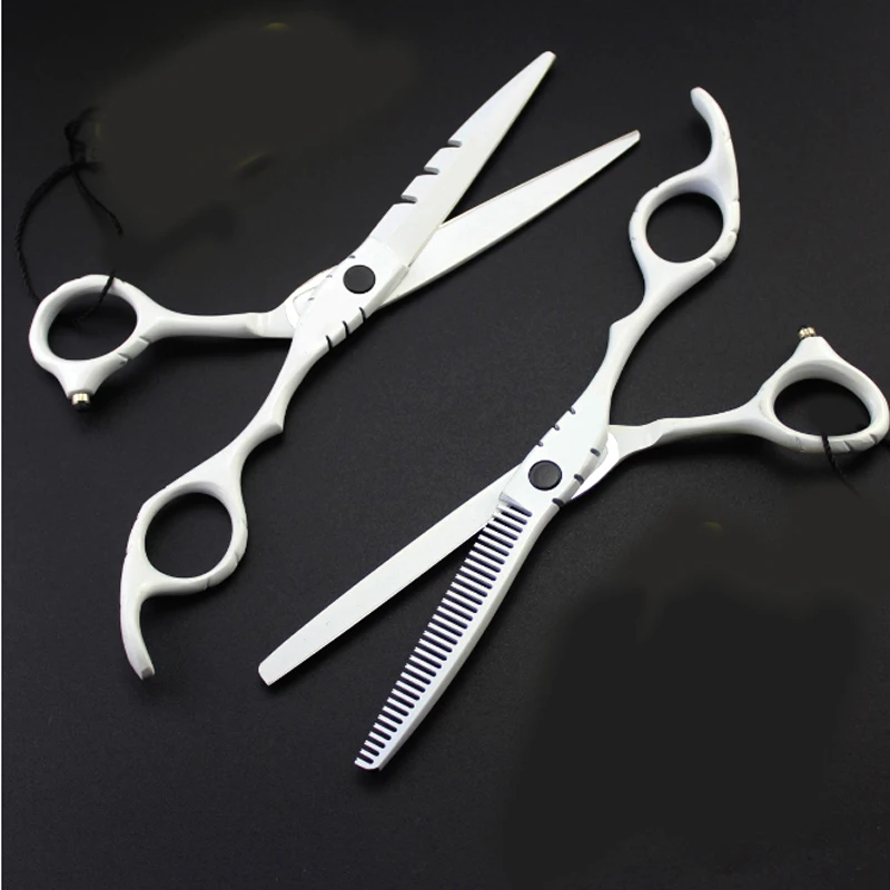 Парикмахерские ножницы 6 0 дюйма 4 цвета профессиональные для стрижки филировки