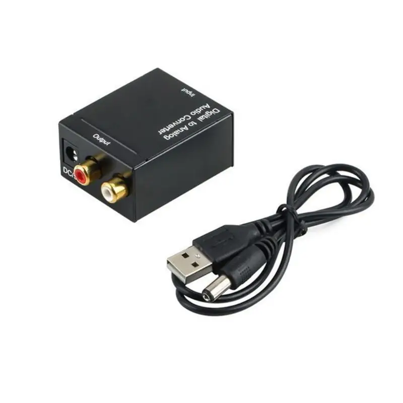 Цифровой оптический SPDIF Toslink коаксиальный сигнал в аналоговый преобразователь