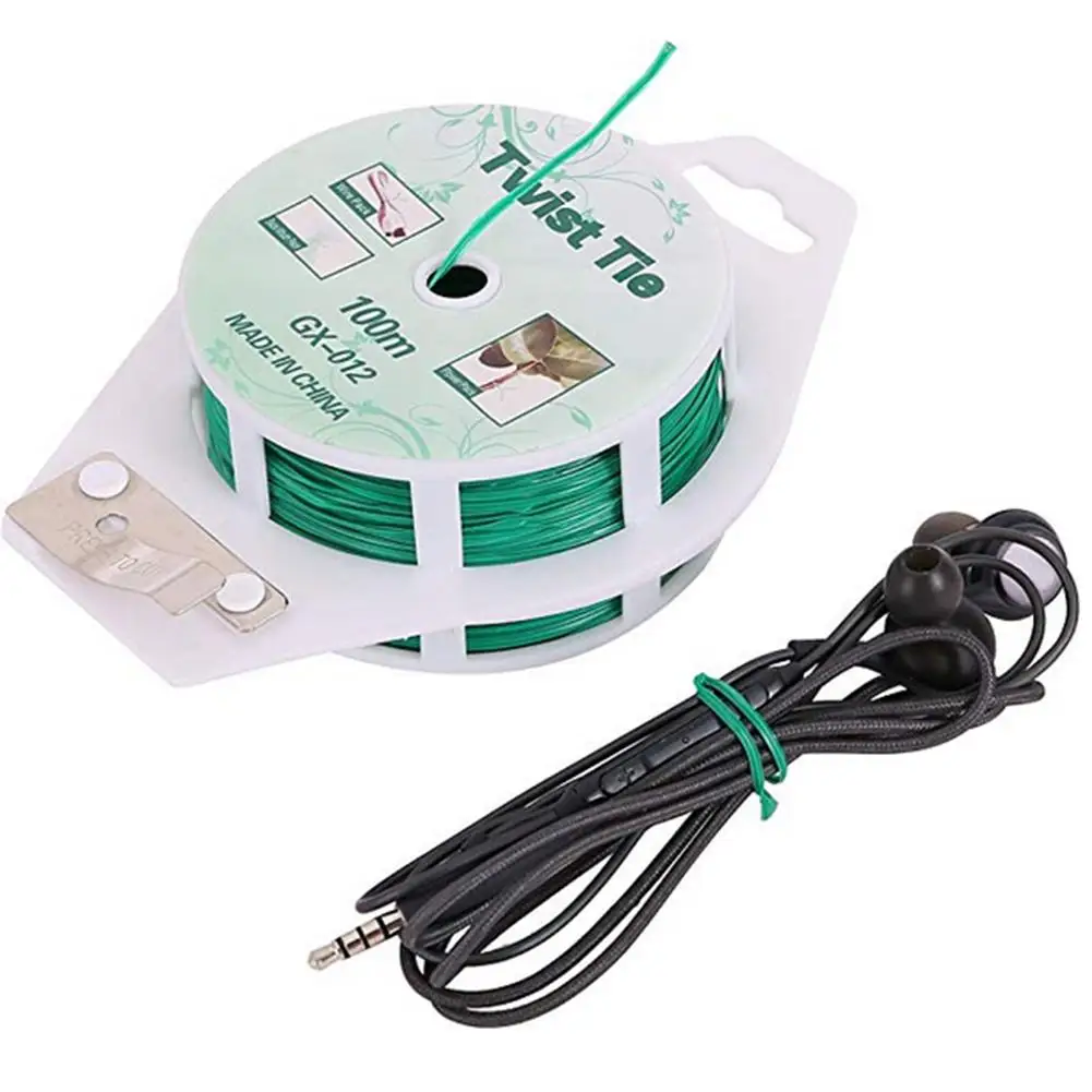 ПВХ железные многофункциональные кабельные стяжки для украшения садовых