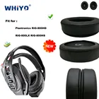 Новые обновленные Сменные амбушюры для наушников Plantronics RIG 800HD 800LX 800HS, кожаные бархатные амбушюры для наушников