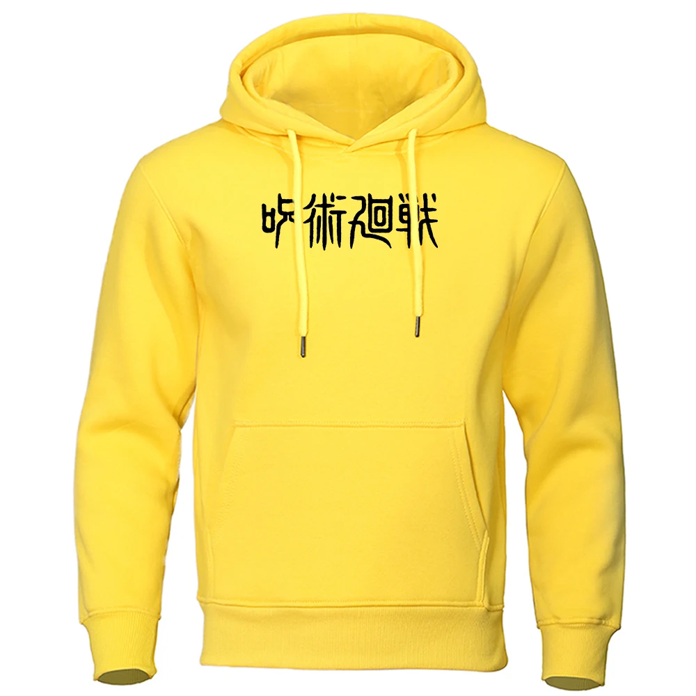 

Japan Anime Clothing Gojo Satoru Pullover Jujutsu Kaisen Personality Letters Printed Men Sweatshirts Fashion Casual Men Hoodies