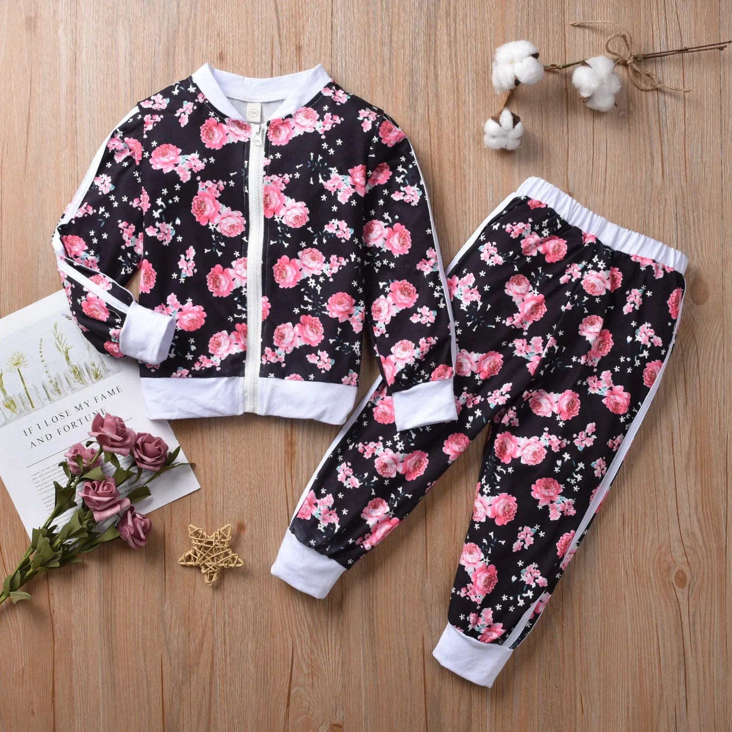 Одежда для маленьких девочек осенняя одежда детская топ с длинными рукавами и