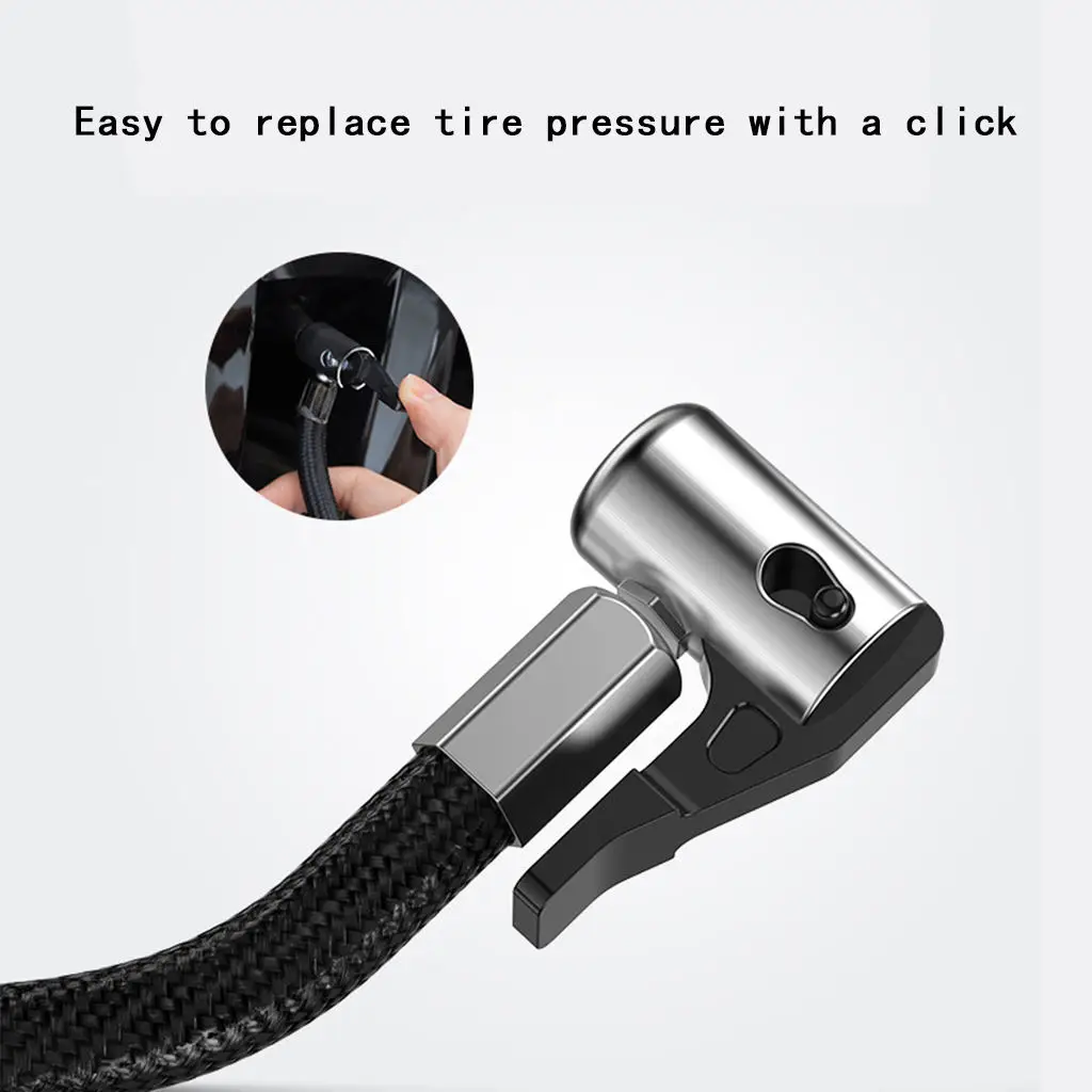 Портативный автомобильный насос для шин 12 В воздушный компрессор грузовиков на