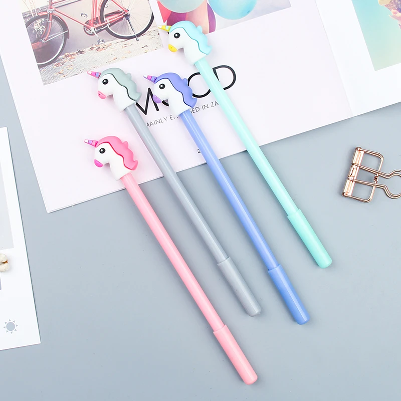 Гелевая ручка с черными чернилами 4 шт./лот 0 5 мм |