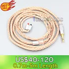 Кабель для наушников LN006757, 2,5 мм, 4,4 мм, 16 ядер, 99%, 7N, OCC