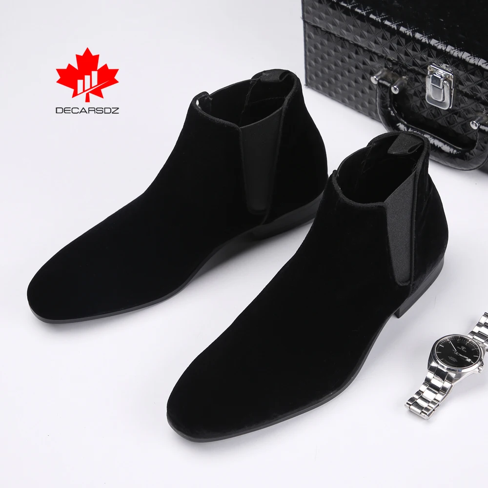 Мужские классические ботинки челси Сезон осень 2020 года Удобные повседневные