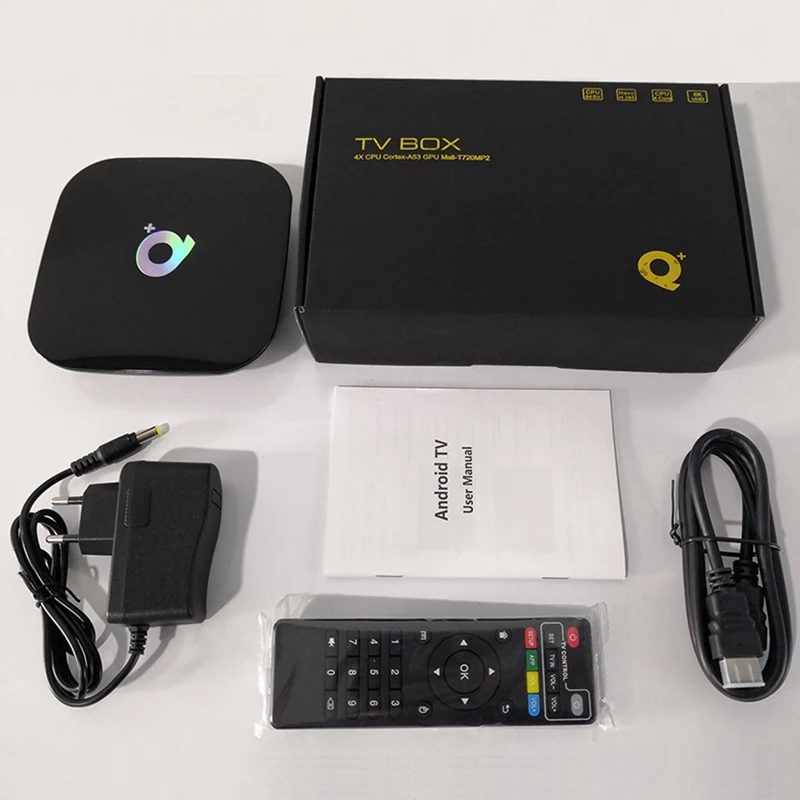 Новейший Q Plus Android 9 0 Tv Box Allwinner H6 Четырехъядерный 4 ГБ ОЗУ 32 Гб ПЗУ Hd 6 к H.265 Usb3.0 Netflix