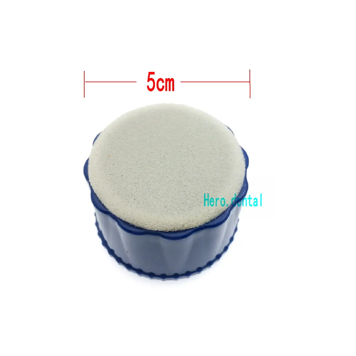 

Dental Autoclavable Round Endo Stand Cleaning Foam Sponges File Holder Blue new