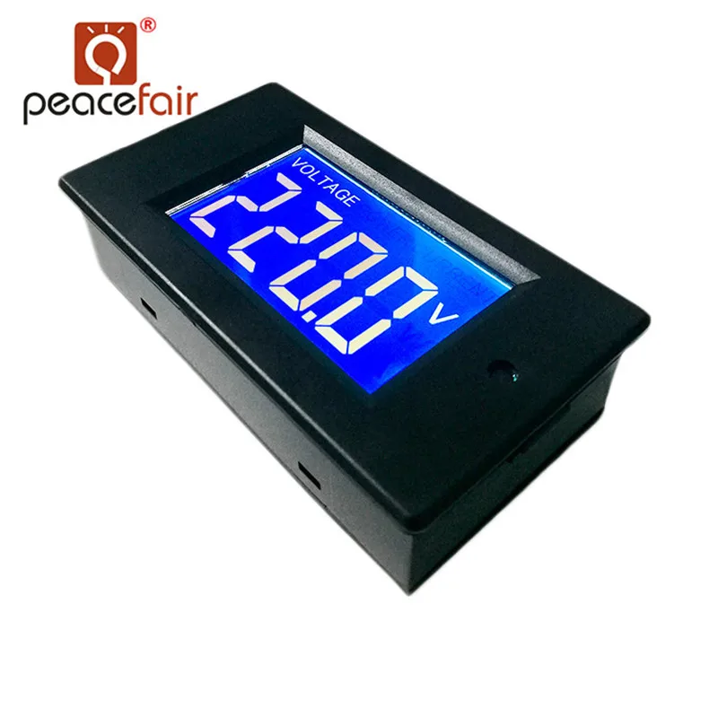 Peacefair светодиодный индикатор однофазный ЖК дисплей цифровой Ватт измеритель