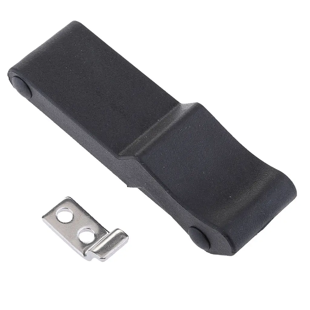 

Flexible Draw Latch, Over-Center, Black Rubber, 3.8" For Marine Yacht Boat
