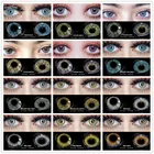 Натуральные Синие контактные линзы Yearlu, цветные контактные линзы для глаз, 1 пара цветных линз ed, контактные линзы для макияжа глаз