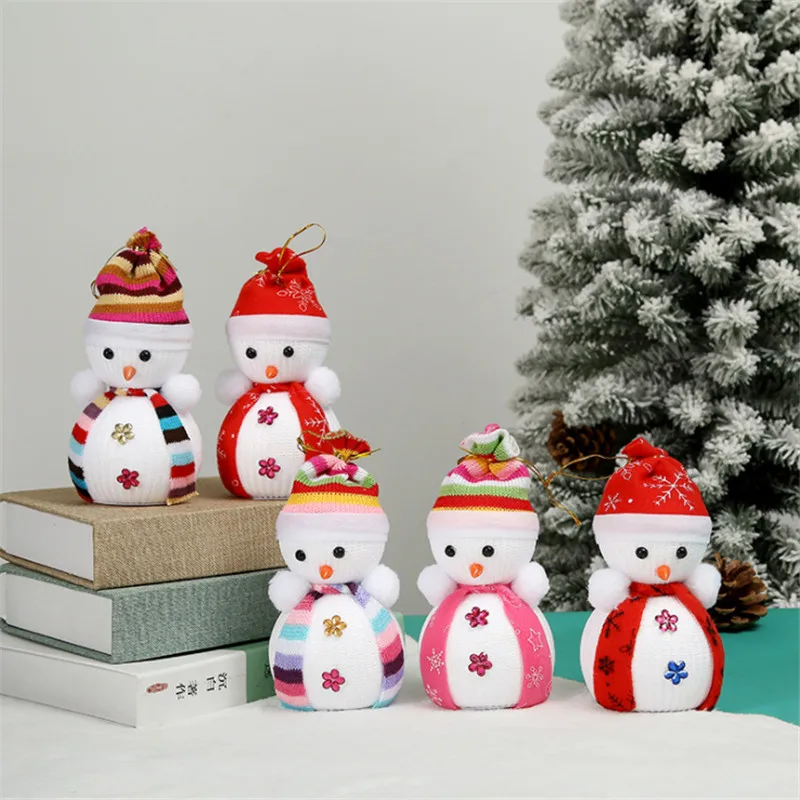

Cute Snowman Pendant Foam Christmas Doll Ornaments Christmas Decorations for Home 2022 New Year Gift Navidad Xmas Tree Decor
