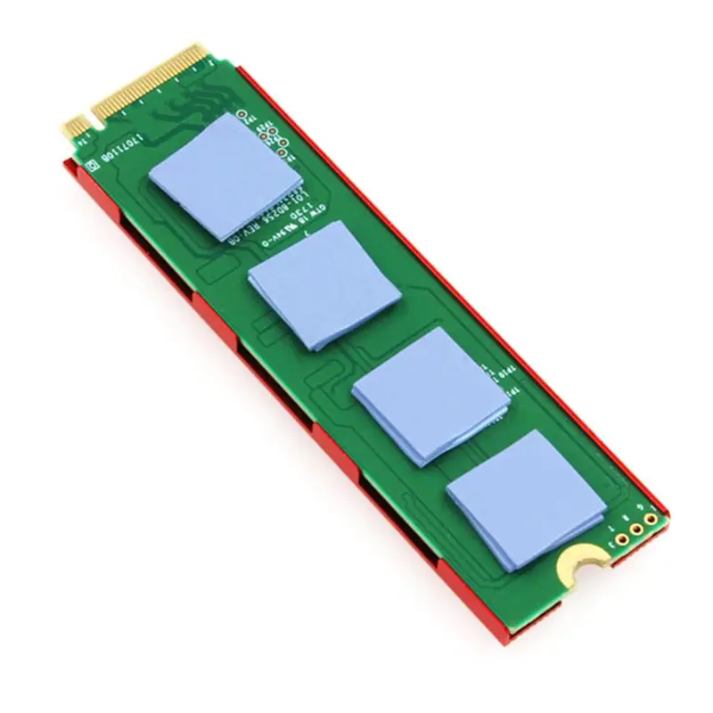 Алюминиевый лист теплоотвод NVME NGFF M.2 U.2 теплоотвод теплопроводность силиконовый вафельный кулер Q39D