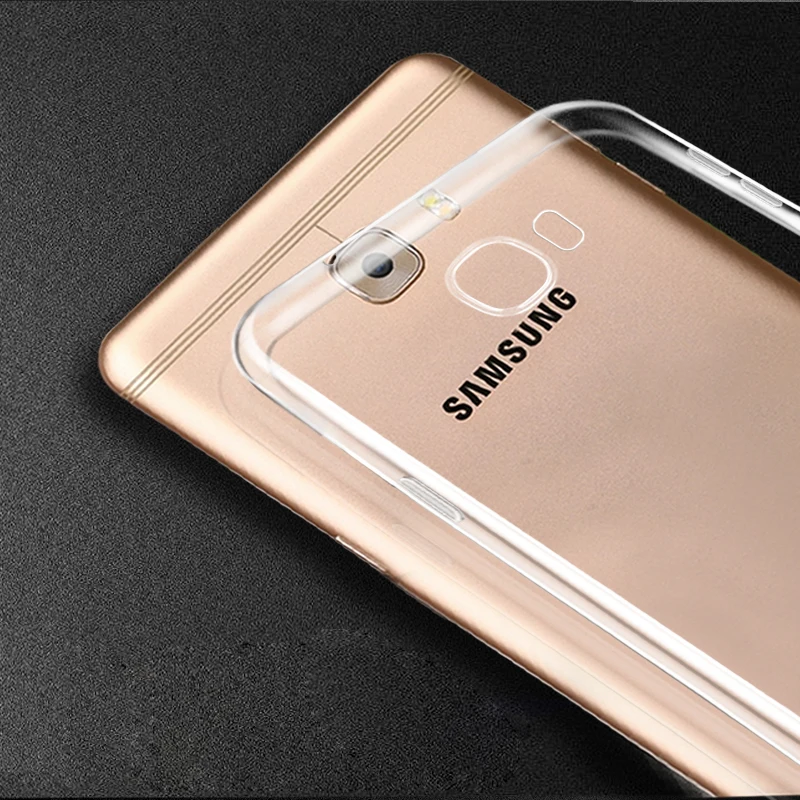 Прозрачный чехол из ТПУ для Samsung Galaxy C7 C7000 C7Pro Pro C7010 мобильный телефон задняя Броня