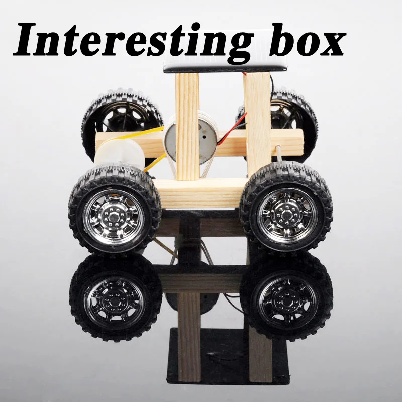 Краб Королевство DIY игрушка ручной работы деревянный автомобиль солнечный