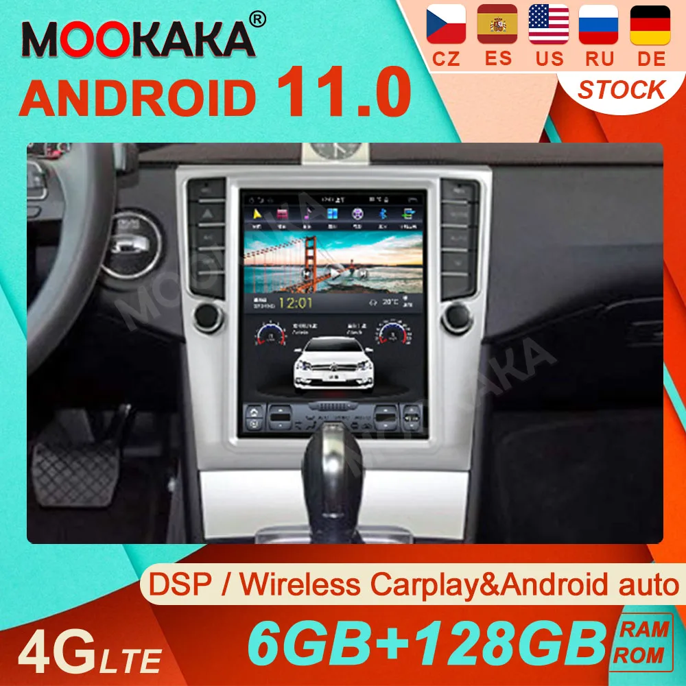 

Магнитола PX6, 6 + 128 ГГц, Android 11, 2 DIN, для Volkswagen VW Magotan 2012-2016, мультимедийный проигрыватель, стереоголовное устройство, Тесла, GPS