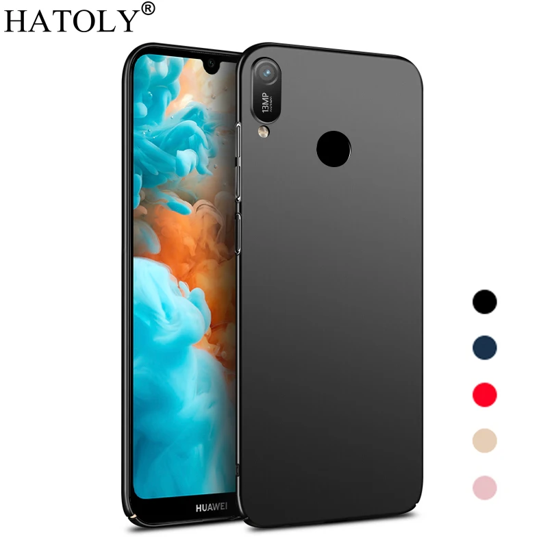 Для Huawei Y6S 2020 чехол ультра-тонкий Гладкий Жесткий ПК задняя крышка для защитный