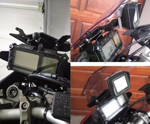 

GPS Navigation Phone Holder Fork Stem Mount Bracket For Yamaha MT-09 Tracer FJ 09 Motorcycle GPS Navigation Bracket USB Charger
