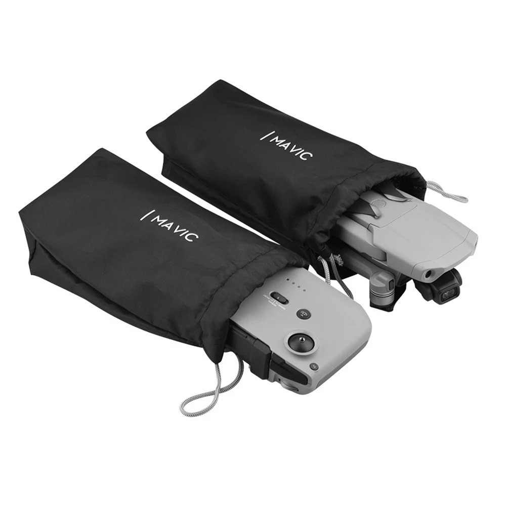 

2PCS Soft Storage Bag Portable Handbag Protective Carrying Case for DJI Mavic Air 2 Drone Drawstring Travel Bag