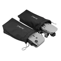 2pcs soft storage bag portable handbag protective carrying case for dji mavic air 2 drone drawstring travel bag