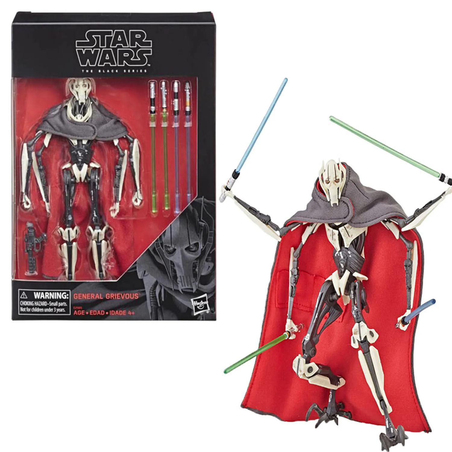 

Hasbro Star Wars Black Series 6-inch Doll Deluxe Version General Griffith Action Figure Collectible Model