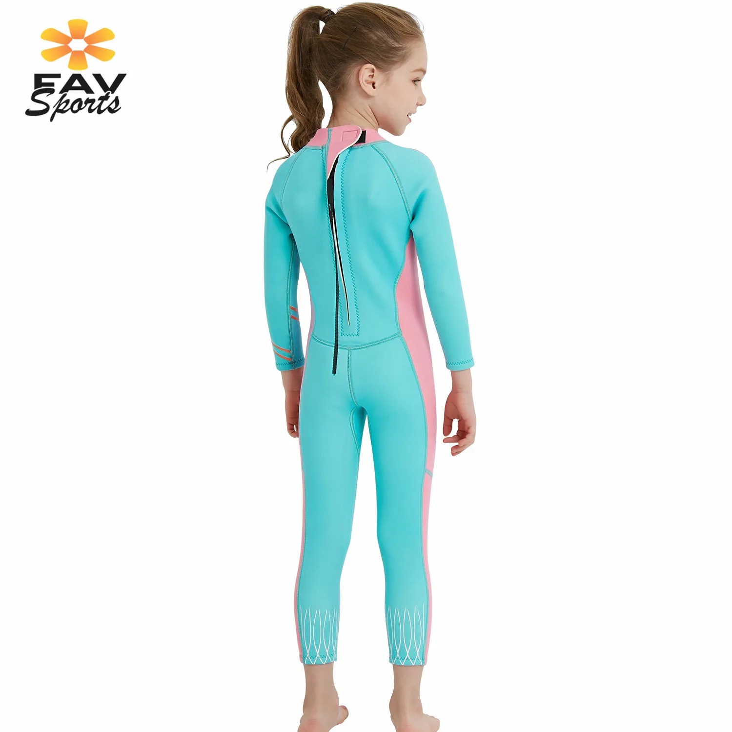 FAVSPORTS Детские неопреновые костюмы для дайвинга полный теплый мокрый костюм