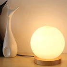 Настольная Светодиодная лампа с защитой глаз, деревянный прикроватный светильник для спальни, ламсветильник для чтения с защитой глаз и теплым светодиосветодиодный, с вилкой Стандарта США