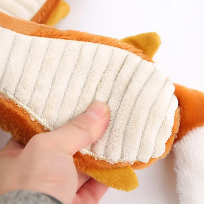 

Dogs Interact Have Fun Cute Squirrel Shape Bite-resistant Molar Plush Toy A