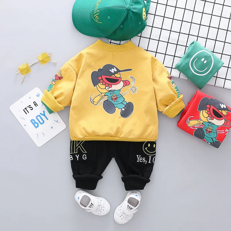 2021 New Baby Boy Suit Clothing Sets Kids Birthday Party Formal Outfits Suit Children Fashion Handsome Toddler Cotton 0-3 Years