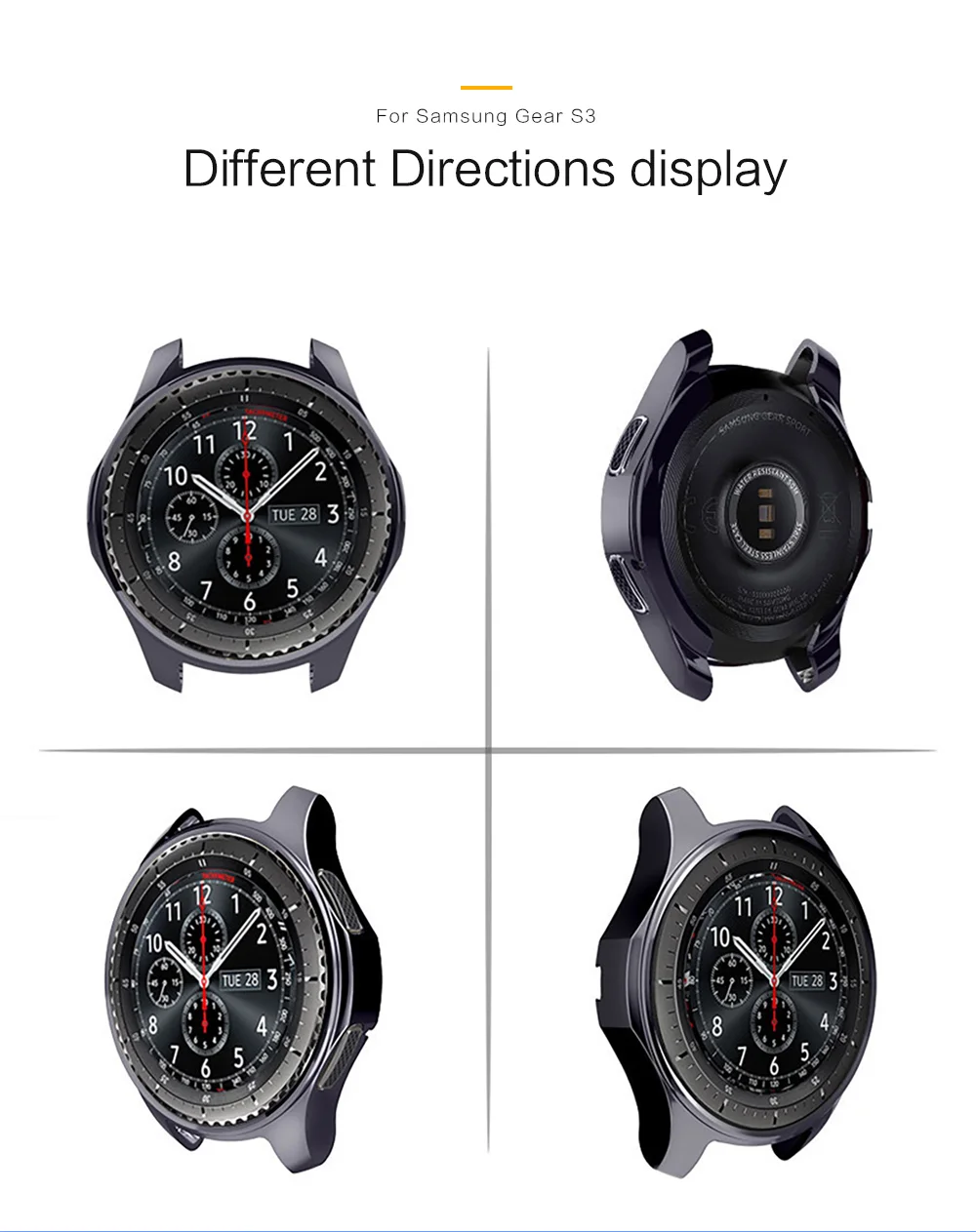 SIKAI беспроводное магнитное зарядное устройство для samsung gear S3 Высококачественная зарядная док-станция с ТПУ чехол для часов для samsung gear S3 Frontier