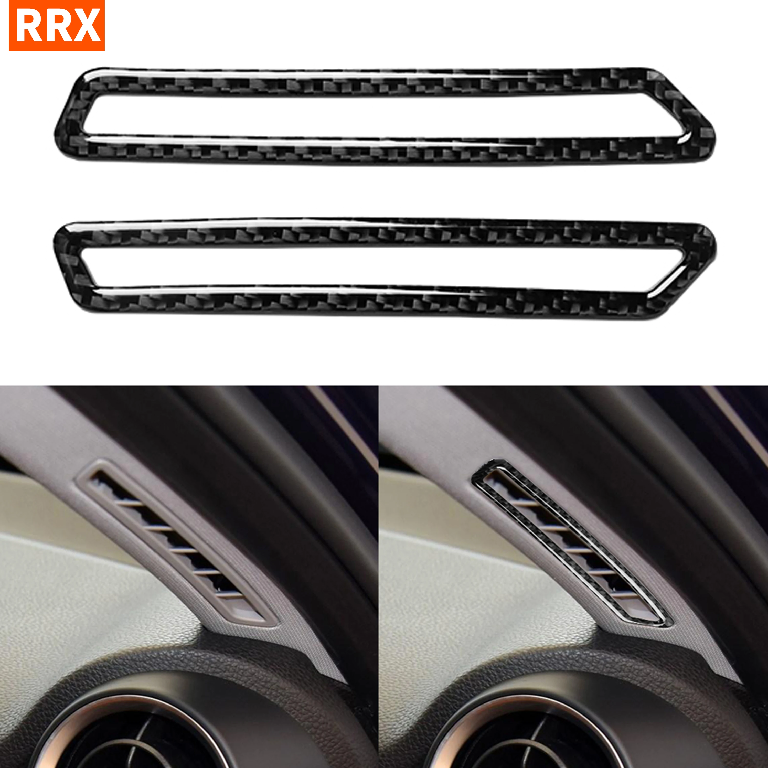 Для Alfa Romeo Giulia 2017 2018 2019 углеродного волокна автомобиля стойки воздуха наклейка на