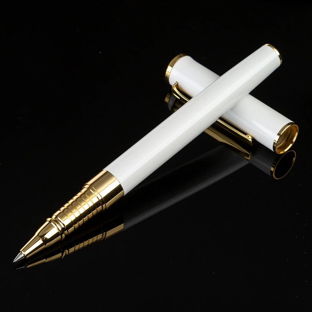 

Классическая индивидуализированная металлическая гелевая ручка с черными чернилами для бизнеса, офиса, школы, хороший подарок для учителя,...