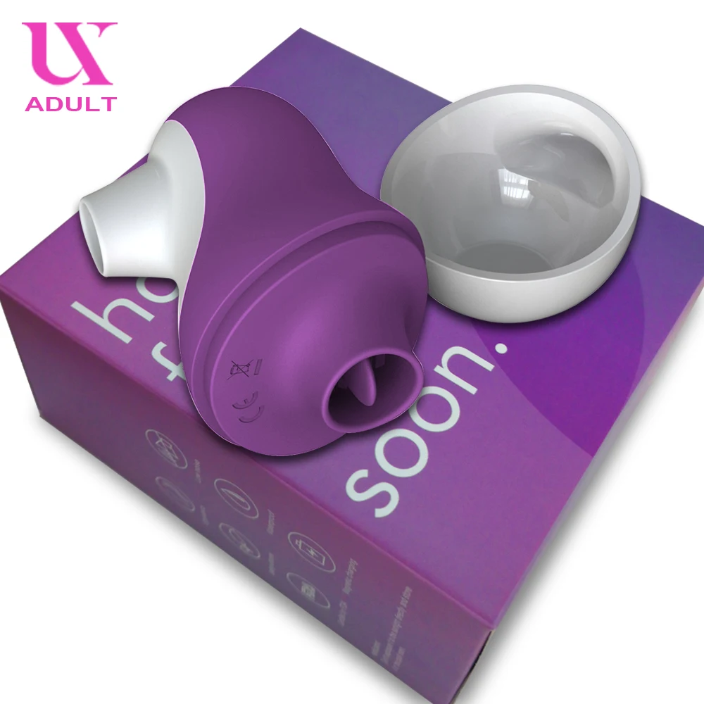 Мощный вибратор для клитора Стимулятор орального языка сосков Cunnilingus интимные