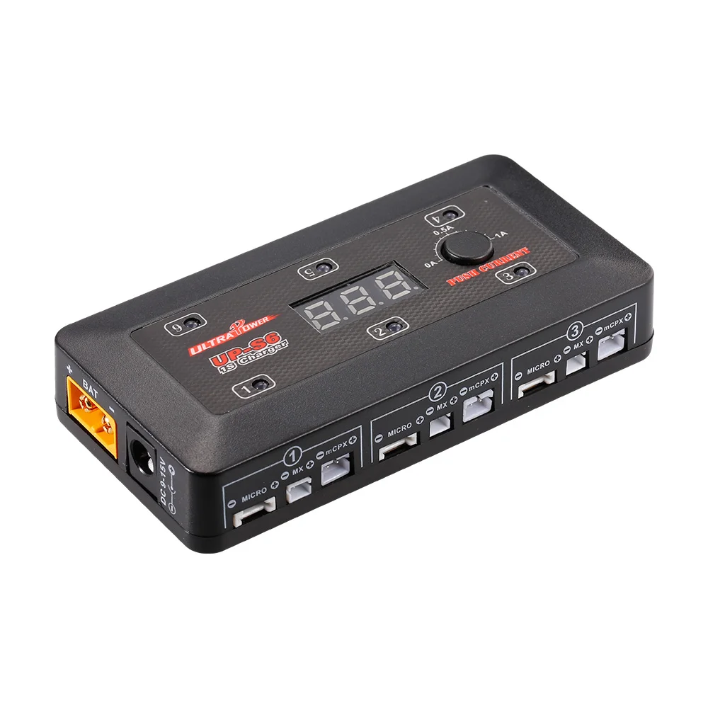 Ультра Мощность UP S6 3 7 V 1S Lipo LiHv Батарея Зарядное устройство с микро MX mCPX USB Порты и