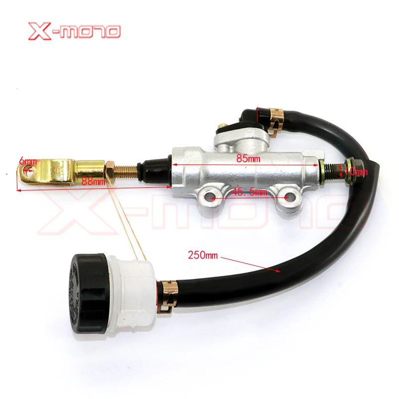 

Новый задний гидравлический тормозной главный цилиндр для мотоцикла, насос для 50 куб. См, 70 куб. См, 110 куб. См, 125 куб. См, 150 куб. См, 250 куб. См, Thumpstar, ATV, питpro, внедорожный велосипед