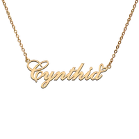 god with love heart personalized character necklace with name cynthia for best friend jewelry gift