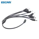 Разветвитель питания постоянного тока с 1 разъемом на 2 3 4 5 8 штекером 2,1*5,5 мм для камеры видеонаблюдения Аксессуары адаптер питания