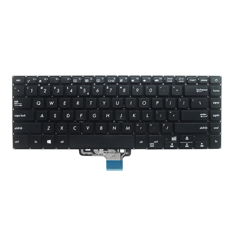 Новая английская клавиатура для ноутбука Asus Pro15 S15 S510U S5100UQ UK505B U5100UQ S510UA версия США