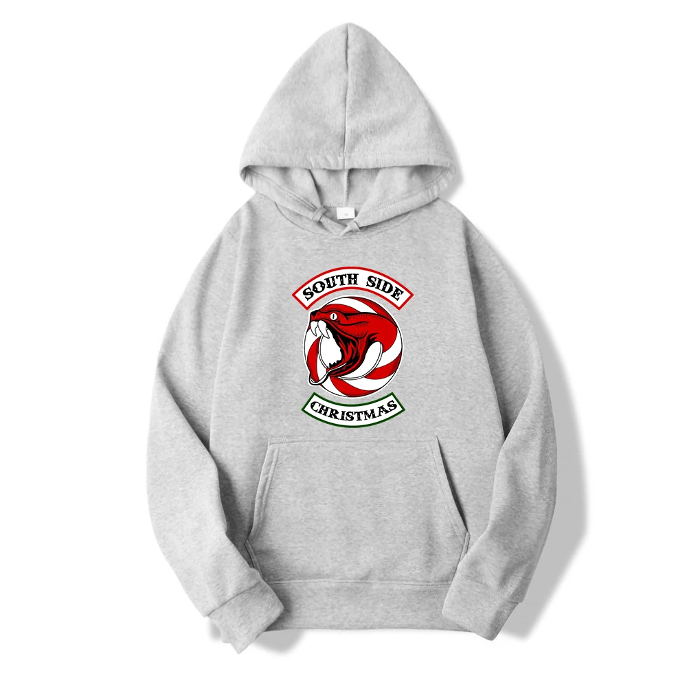 

South Side Christmas Anime Hoodies Men Fleece Soft Casual Sweatshirts Autumn Warm Simple Hooded Harajuku Fashion Streetwear Mens