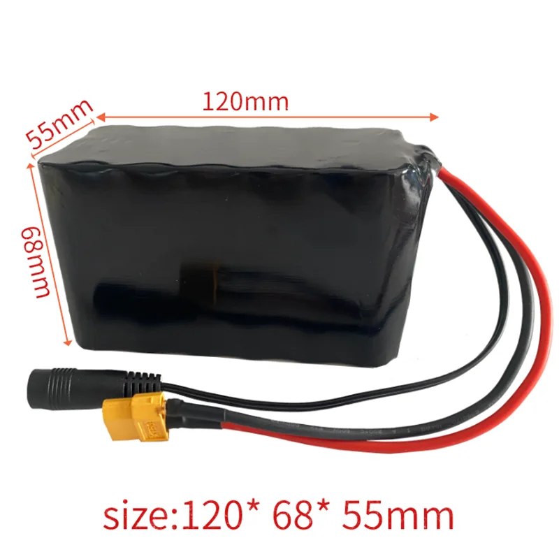 

new pattern12V 21Ah 3S6P 18650 lithium battery pack + 12.6V 3A charger, built-in 21Ah high current BMS, used for sprayer,