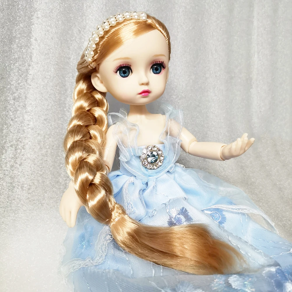 26 см 16 13 подвижных шарнирных кукол 1/6 BJD милые 4D глаза ресницы детские женские