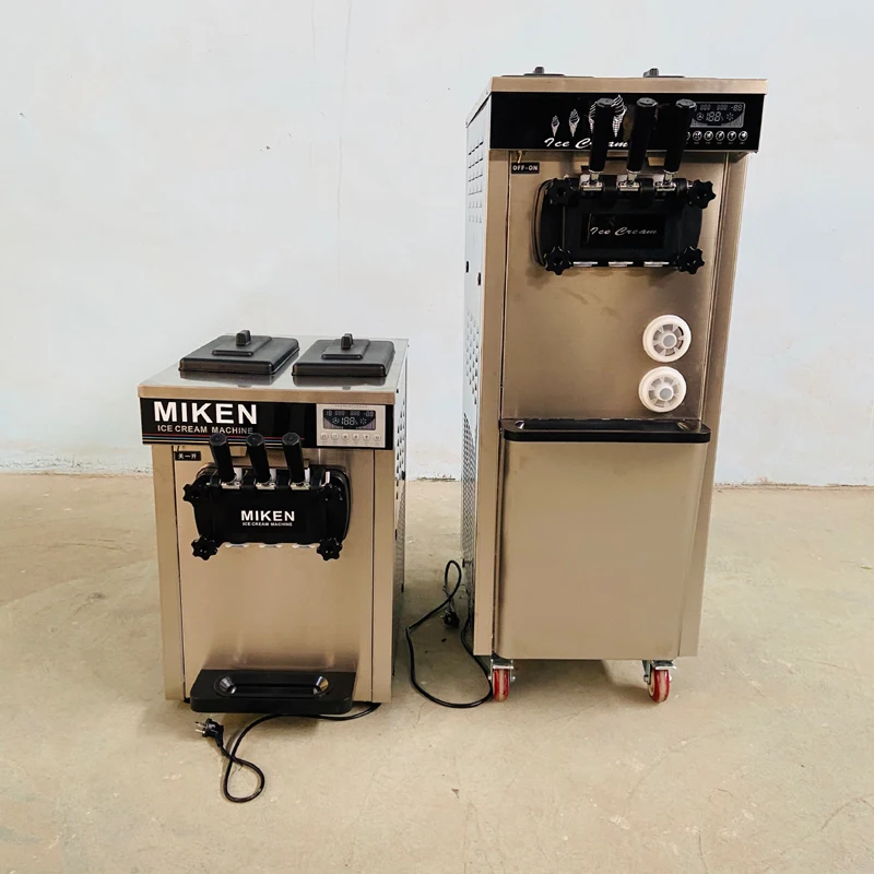 

LEIBIN Ice Cream Machine to Make Milkshake Ice Cream Mixing Stainless Steel Commercial Granizing Equipment