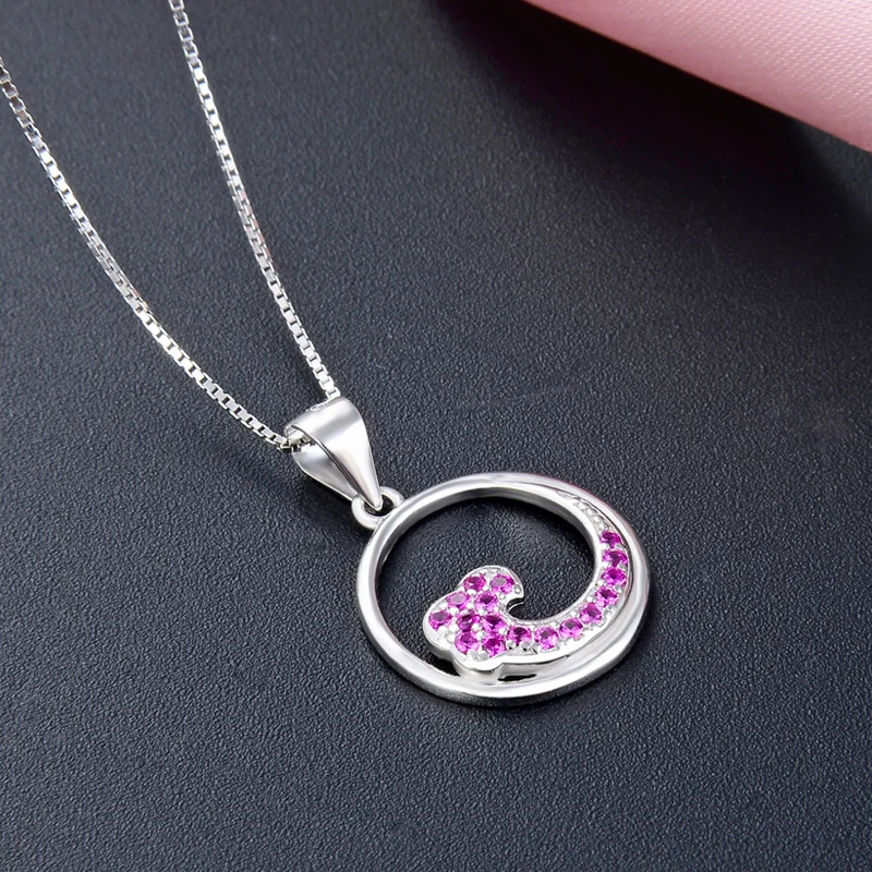 

Spray Florid Pendant for Women Well man made 925 Sterling Silver Jewelry Top Quality CHDAD001627