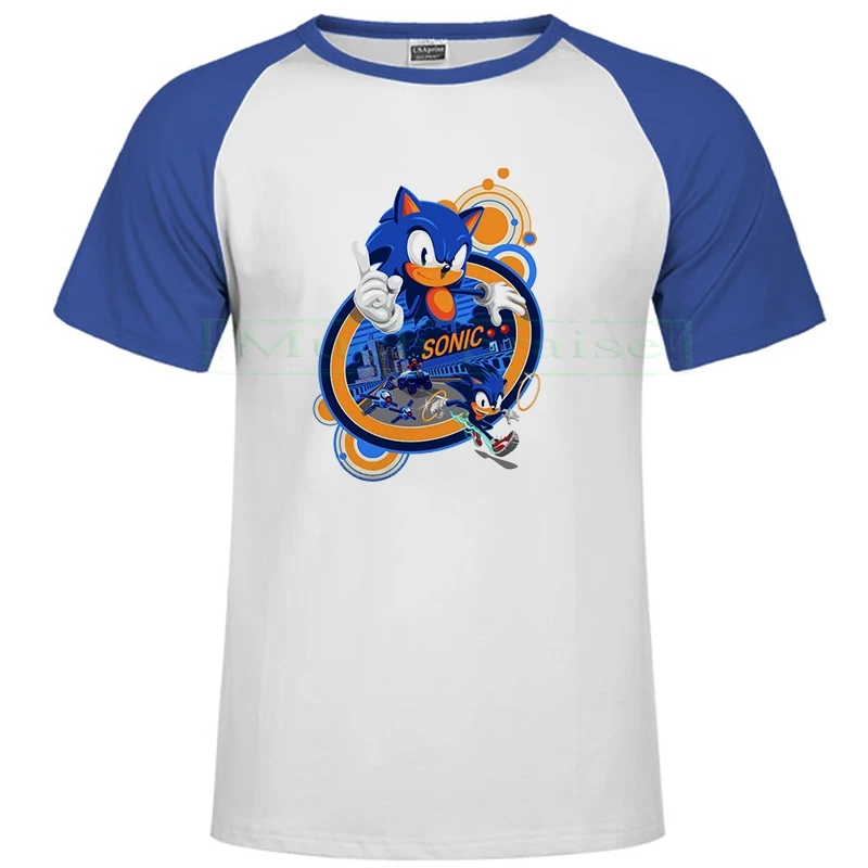 Sonic The Hedgehog мужские/женские футболки 2020 милые Мультяшные Дизайнерские мужские