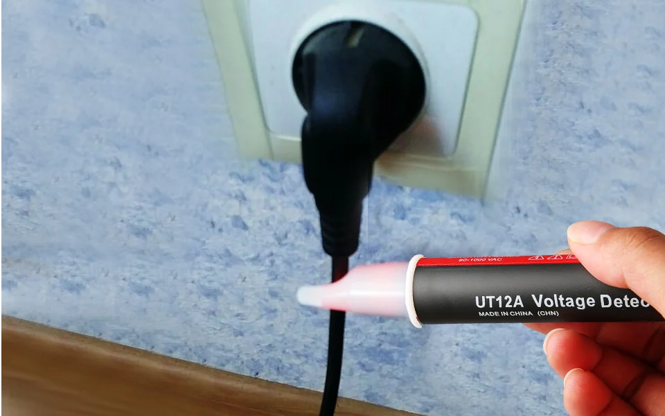 UNI-T UT12A ручной Тестер Напряжения Ручка бесконтактные детекторы напряжения переменного тока 90 В~ 1000 в авто Чувствительная модель индикация низкого заряда батареи
