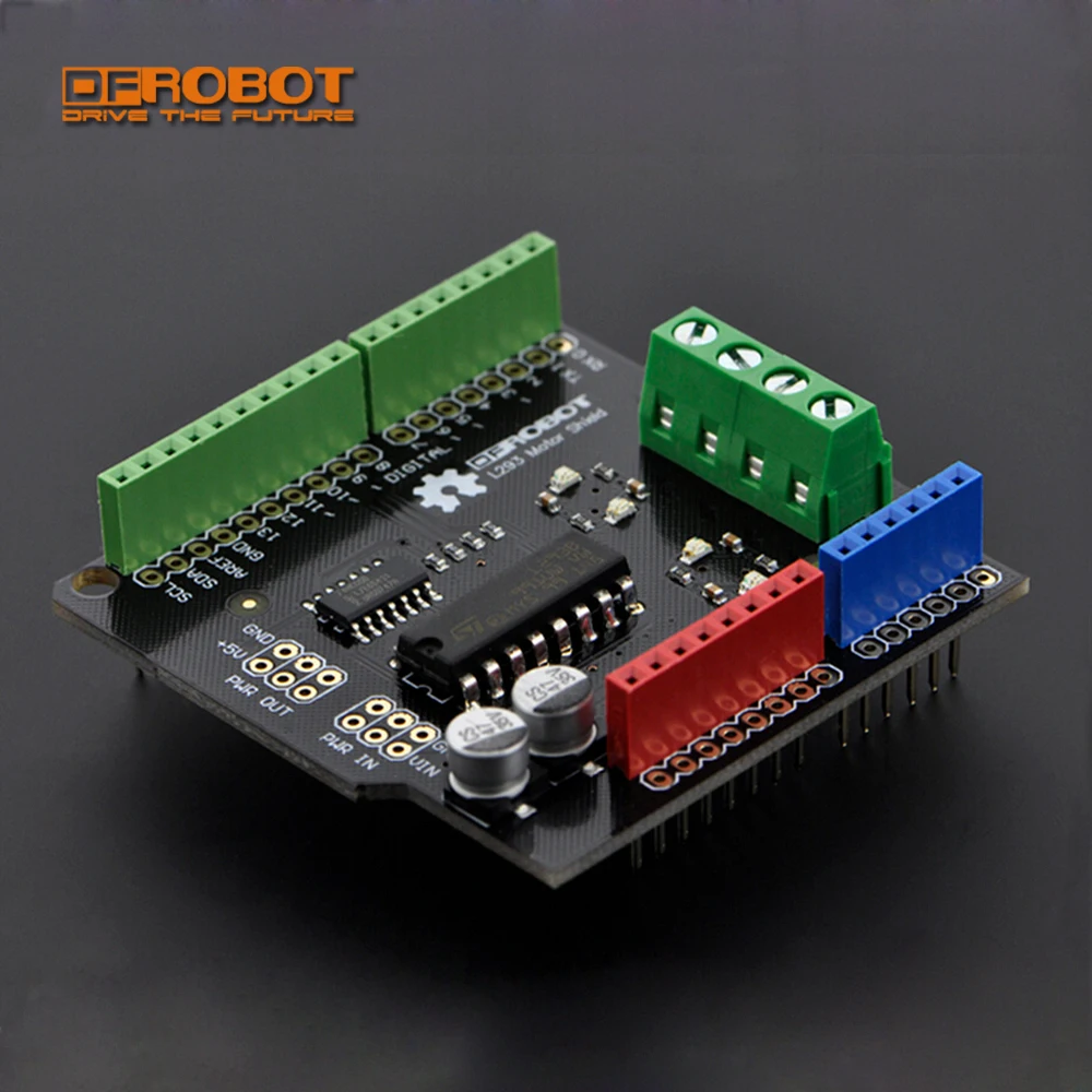 Плата расширения драйвера двигателя постоянного тока DFRobot 2x1A или 2x2A защитная L293