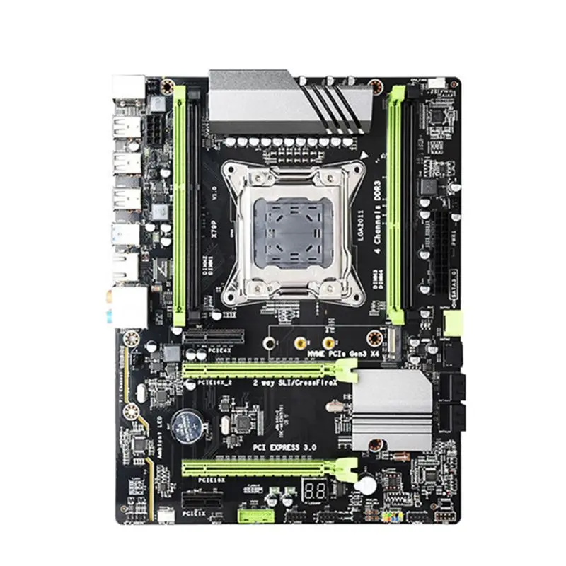 

X79T DDR3 PC USB 2.0 Motherboard LGA 2011 CPU Computer Gaming Support M.2 E5-2680V2 i7 SATA 3.0 USB 3.0 for intel B75