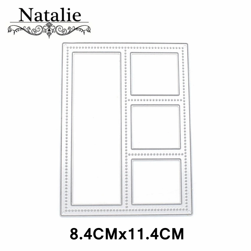 Прямоугольные Пресс формы для рукоделия штампы скрапбукинга металлический