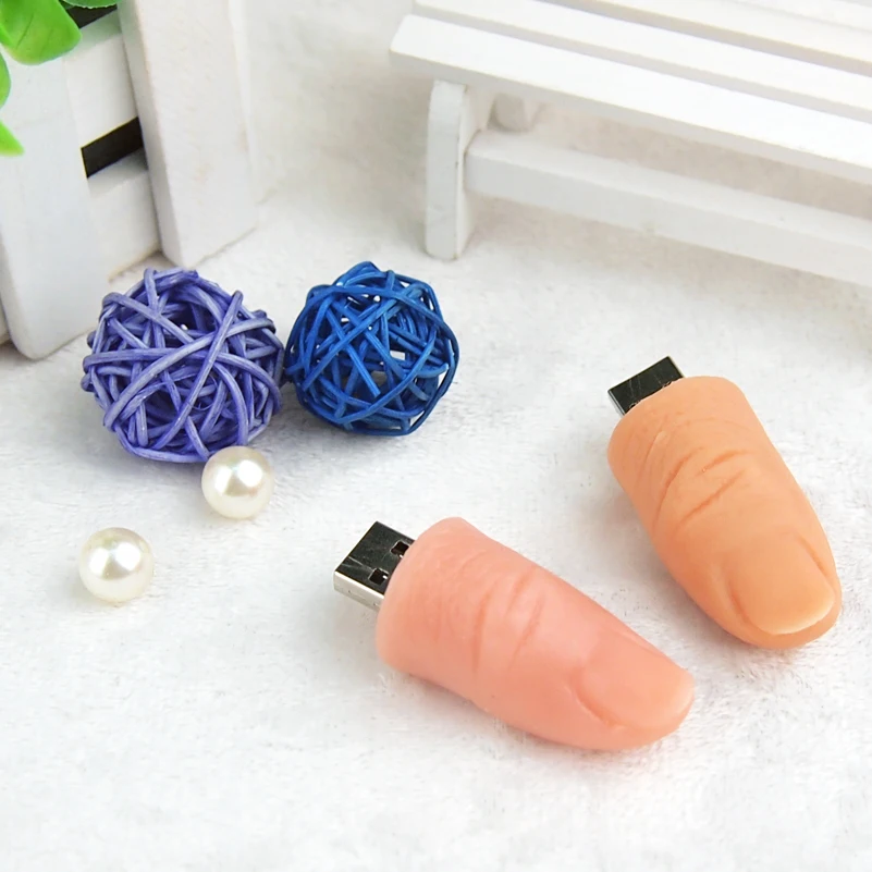 Флеш накопитель с мультяшным пальцем 128 МБ 32 Гб 64 USB флеш 2 0 карта памяти флешки U
